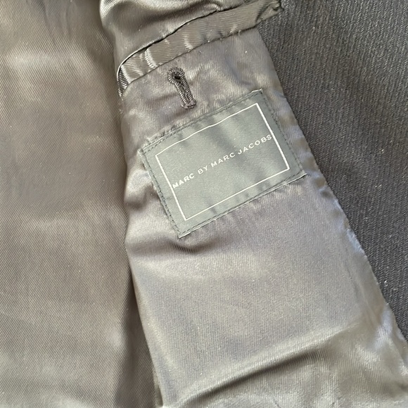 Marc Jacobs MEN'S WINTER WOOL and COTTON pea coat Size Small - Picture 3 of 8